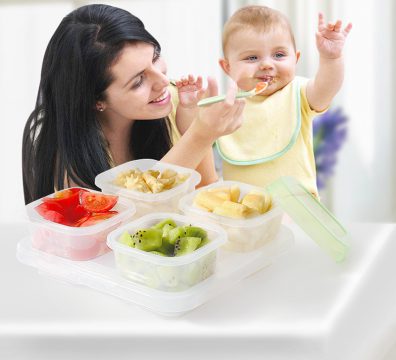מיכלים לאחסון מזון לתינוק